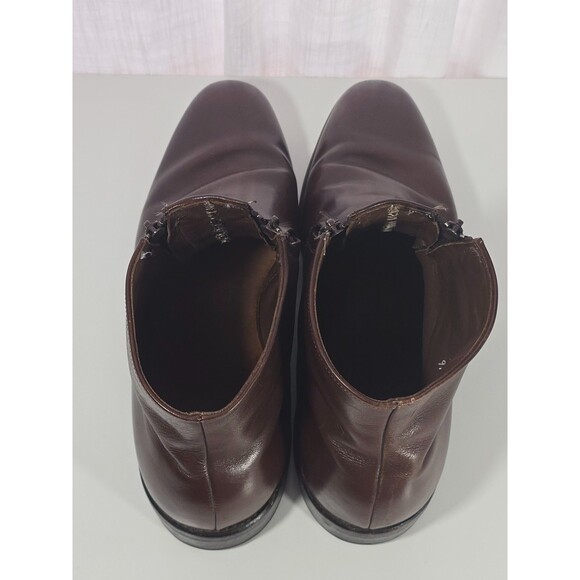 Allen Edmonds York Double Zip Up Ankle Boots Size Mens 11.5 D Brown Leather main image 11